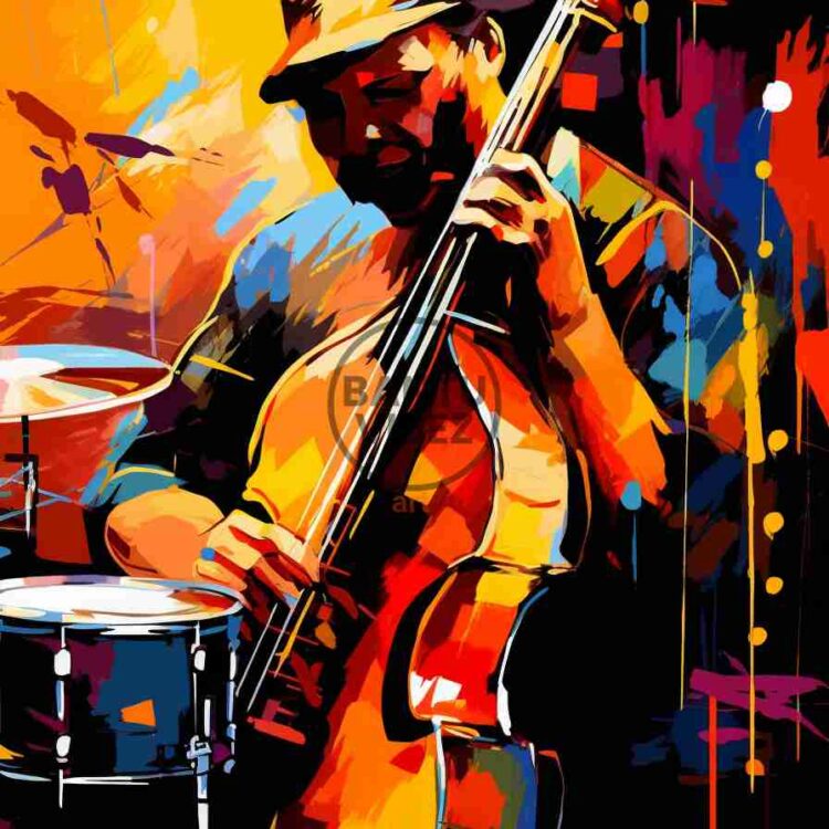 Abstract African Jazz Music