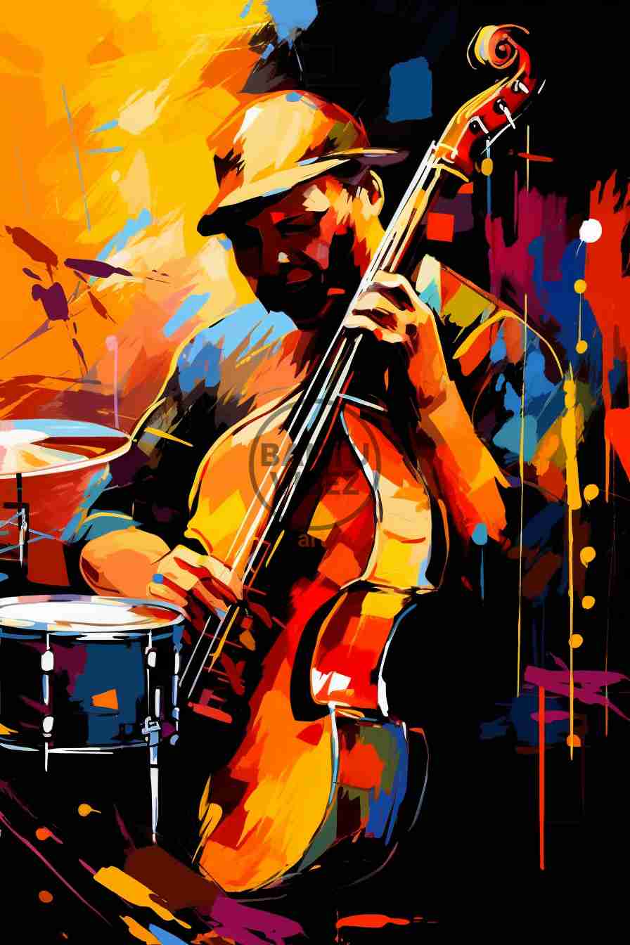 Abstract African Jazz Music