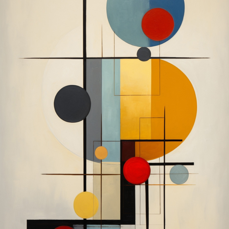 Abstract Art Concept Employs Simple Forms