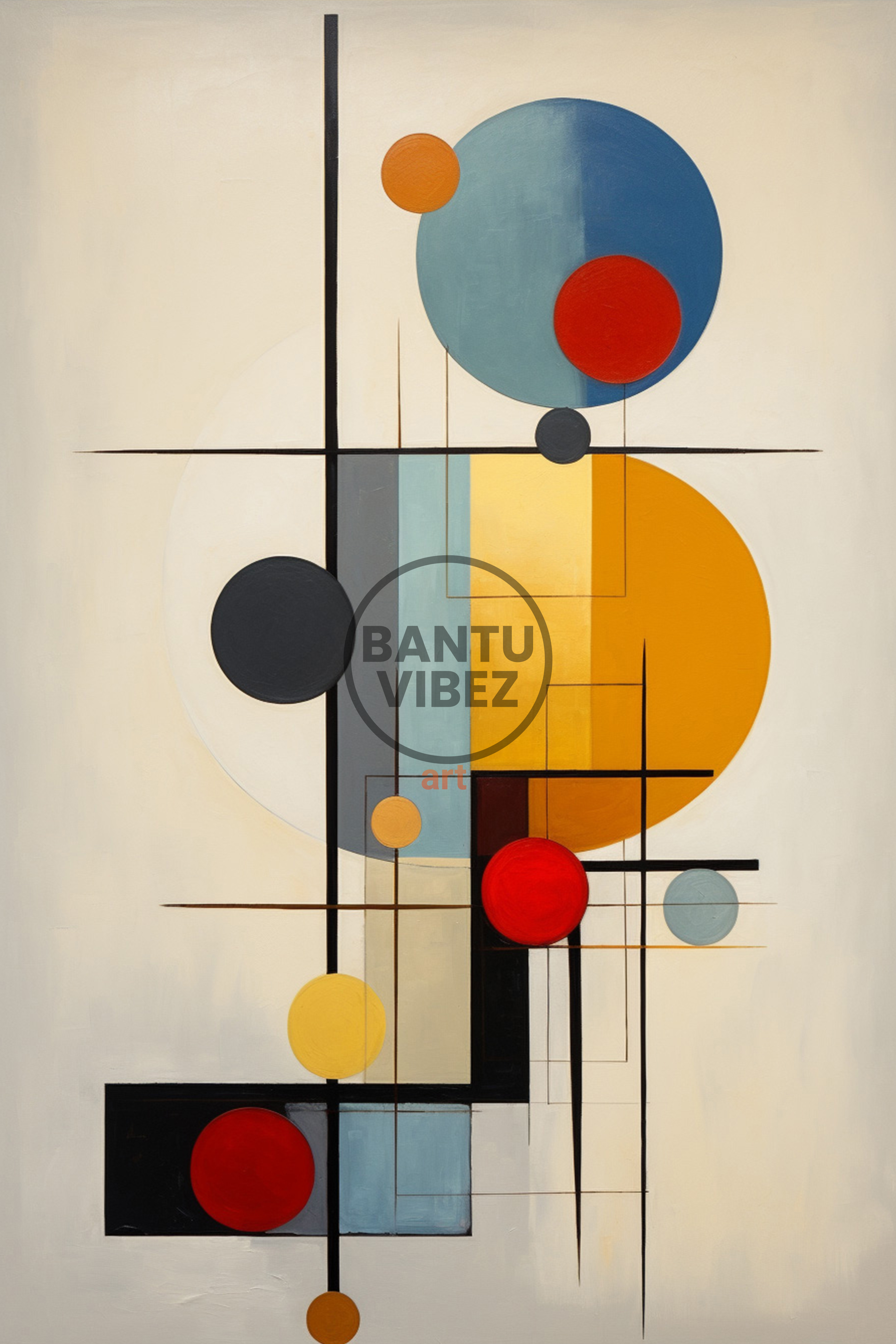 Abstract Art Concept Employs Simple Forms