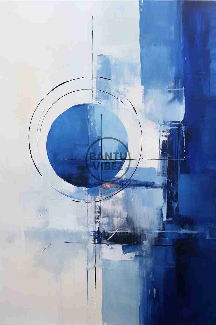 Abstract Art Embodies Tranquility