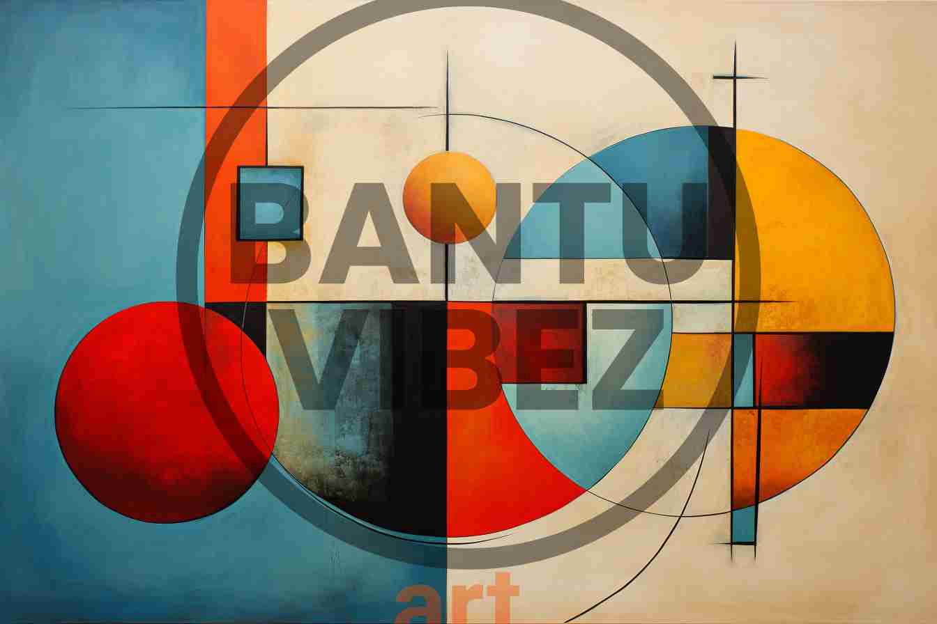 Abstract Artwork Employs Simple Forms