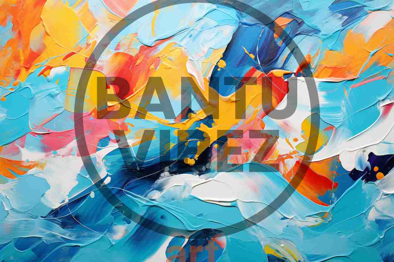 Abstract Caribbean Islands Pop Art Fauvism Style