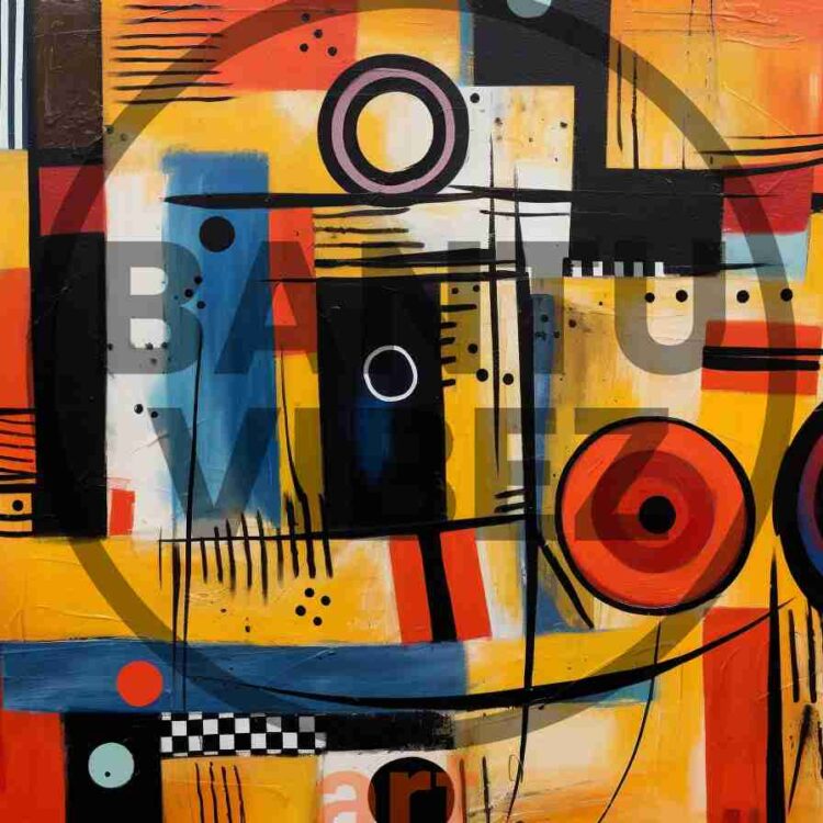 African Abstract Bauhaus Vol Art