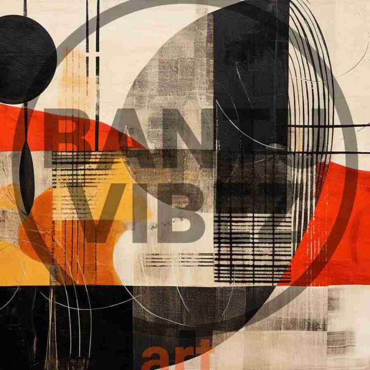African Bauhaus Abstract Art