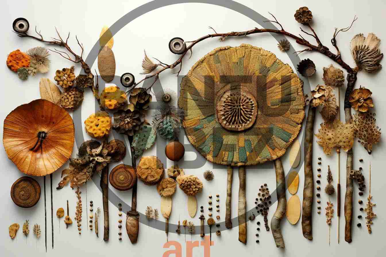 Eclectic Abstract Art Incorporates Various