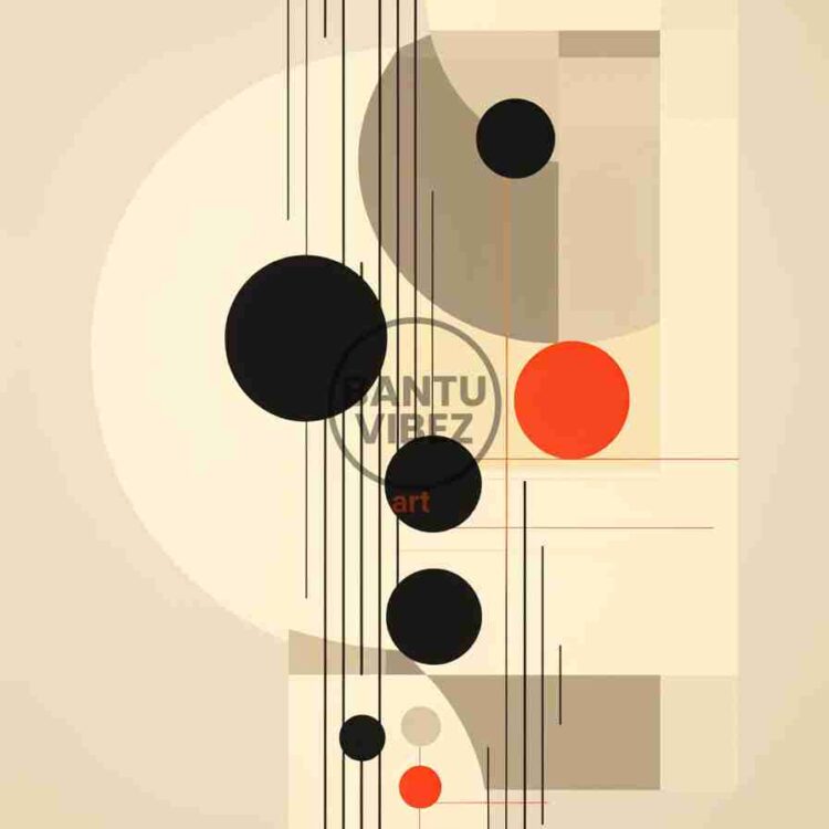 Abstract Minimalist Art Work That Simplifies