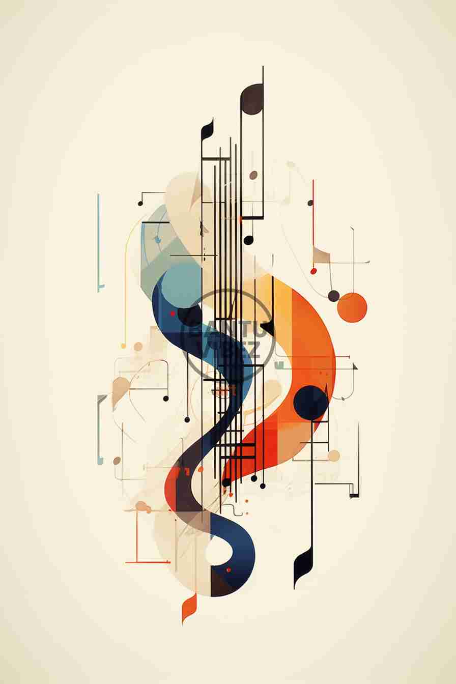 An Abstract Minimalist Art Work Simplifies