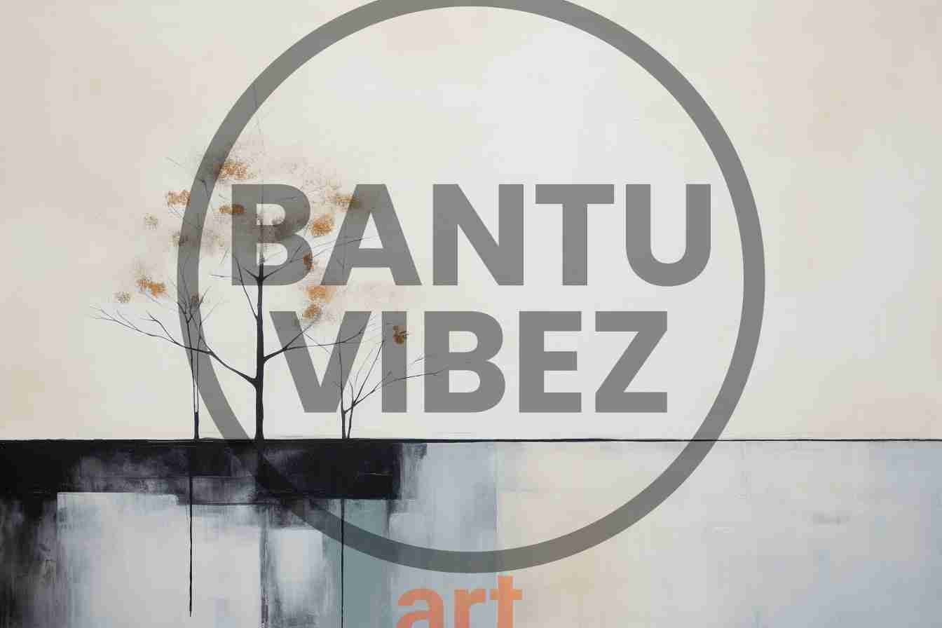 Minimal Abstract Landscape Painting Zen Wall Art