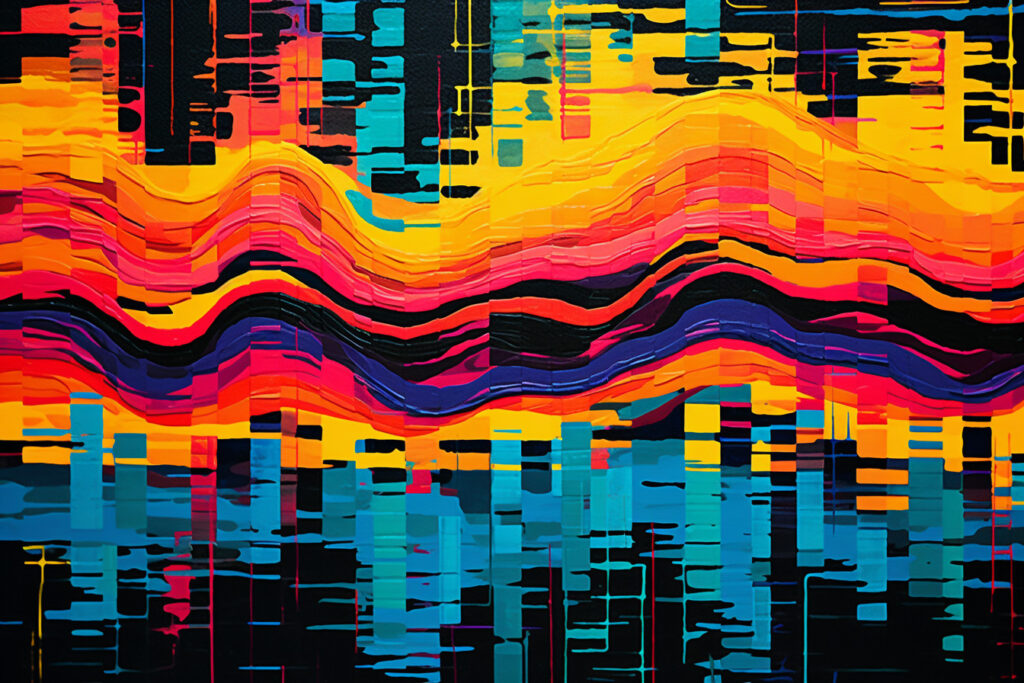 Modern African Music Sound Wave Pop Art – Bantu Vibez