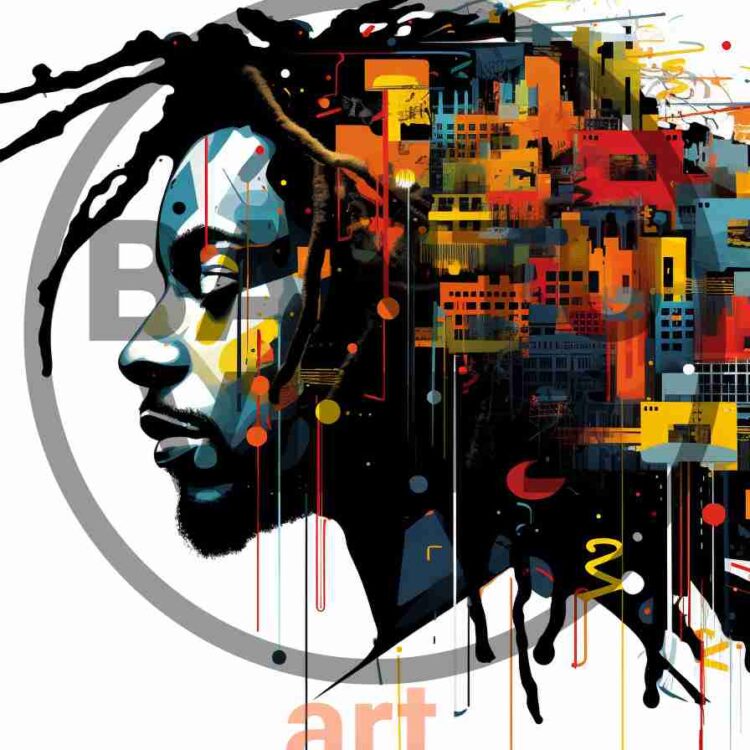 African Artwork Fuses Elements Of Minimalist