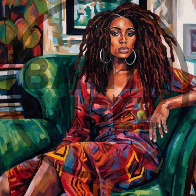 African Woman Artwork