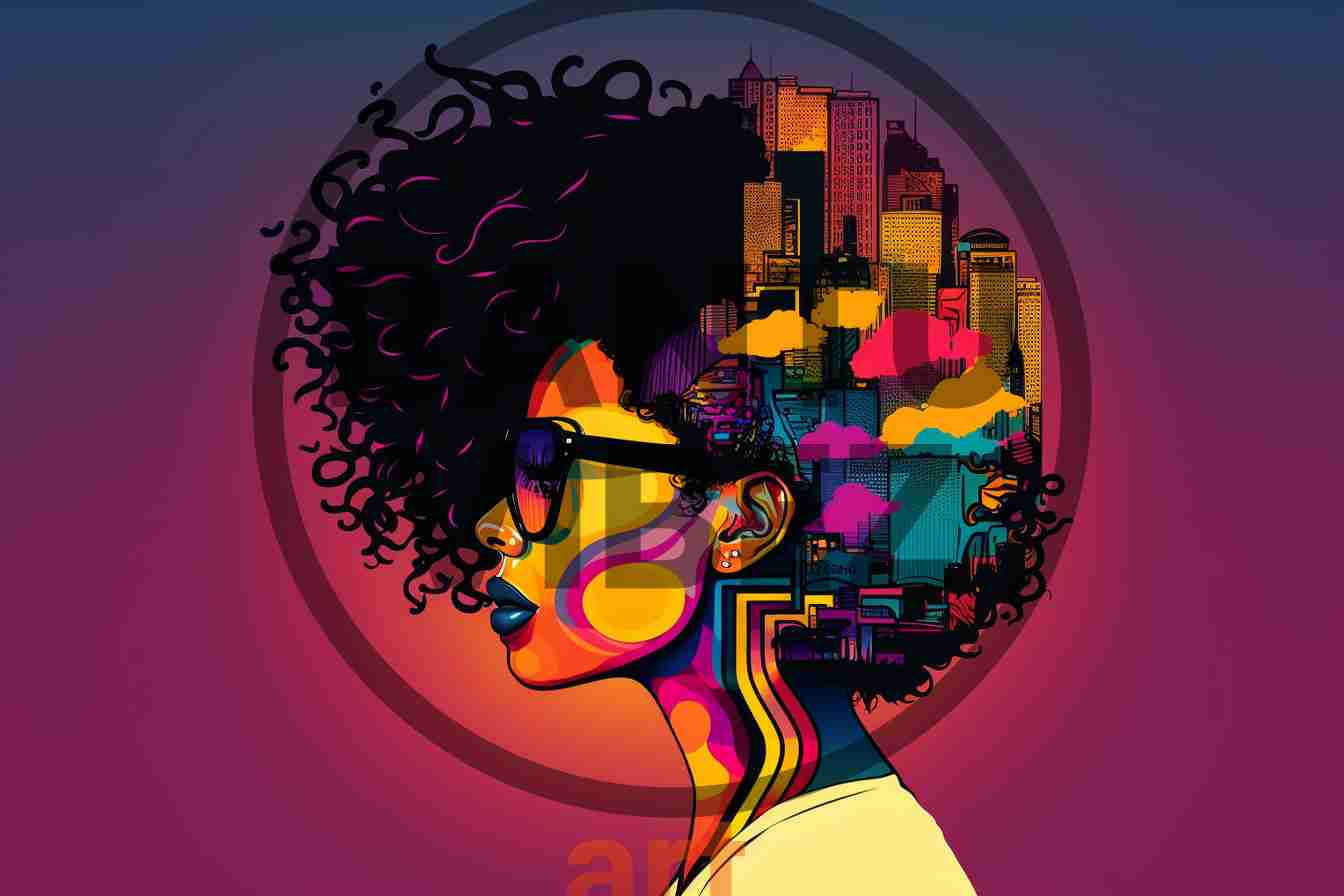 Afrocentric Pop Queen Art