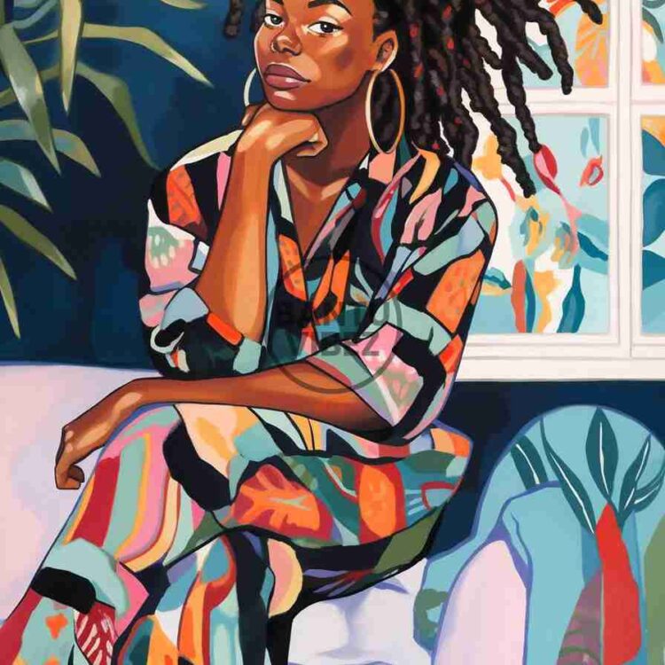 Fashionista Flourish Art