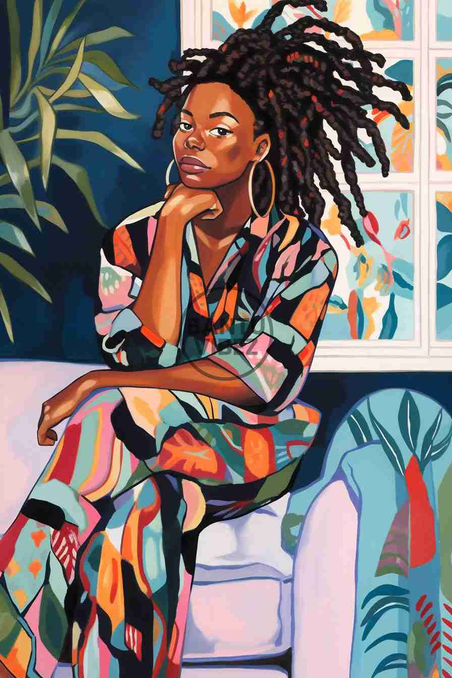 Fashionista Flourish Art