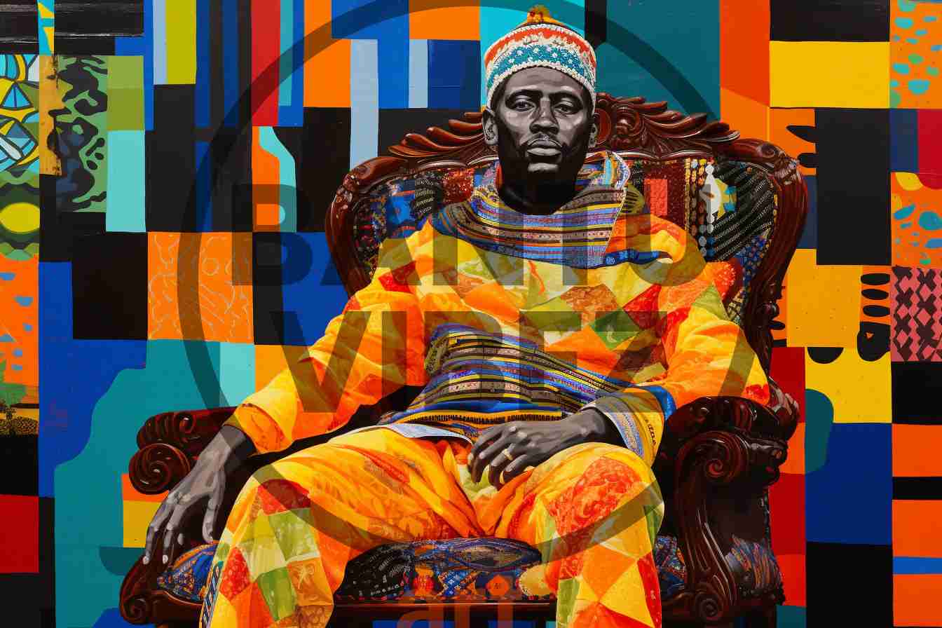 Modern African Pop Art Painting Wall Art