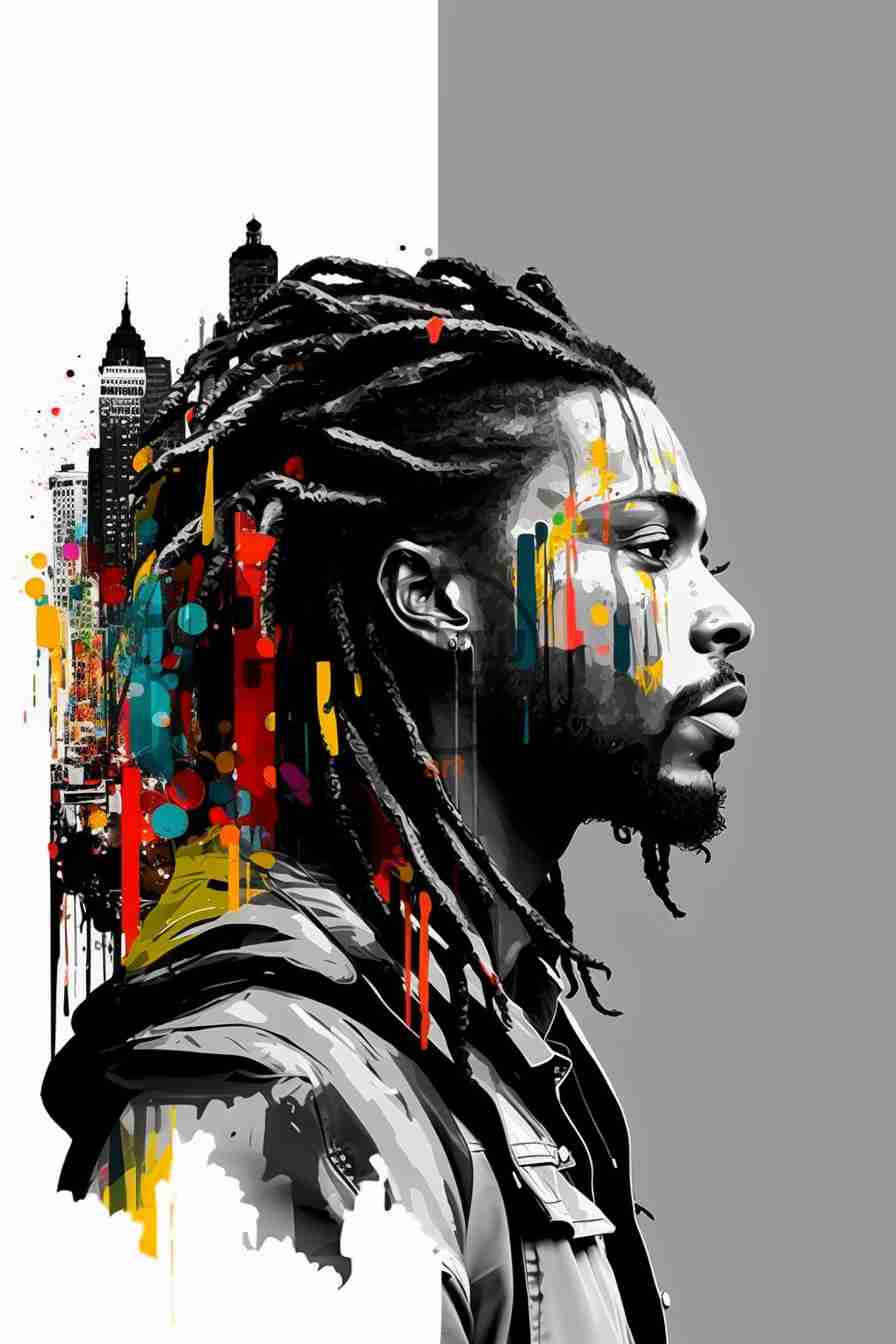 Pop Art Digital Abstract Art