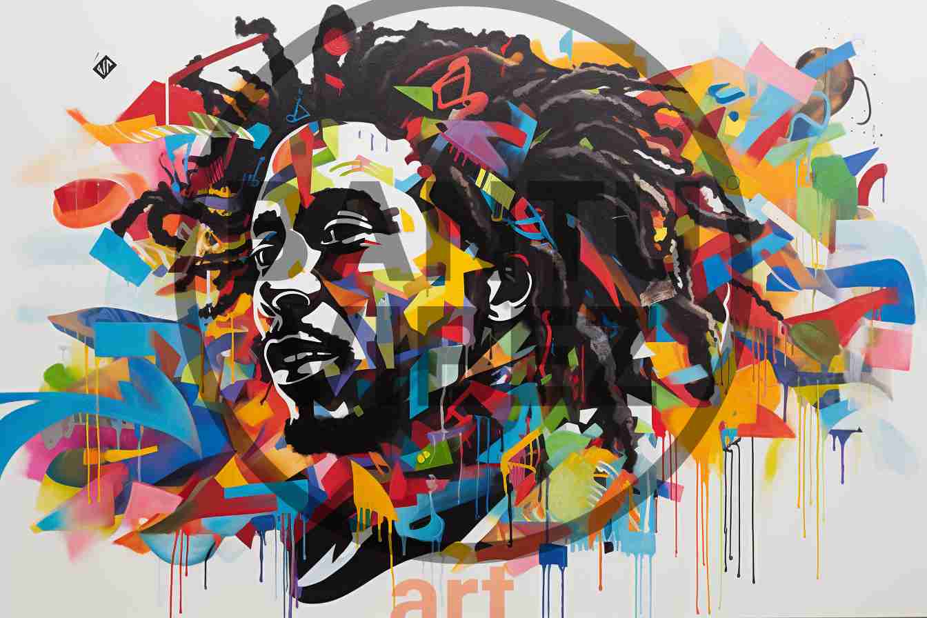 Pop Art Digital Abstract Artwork