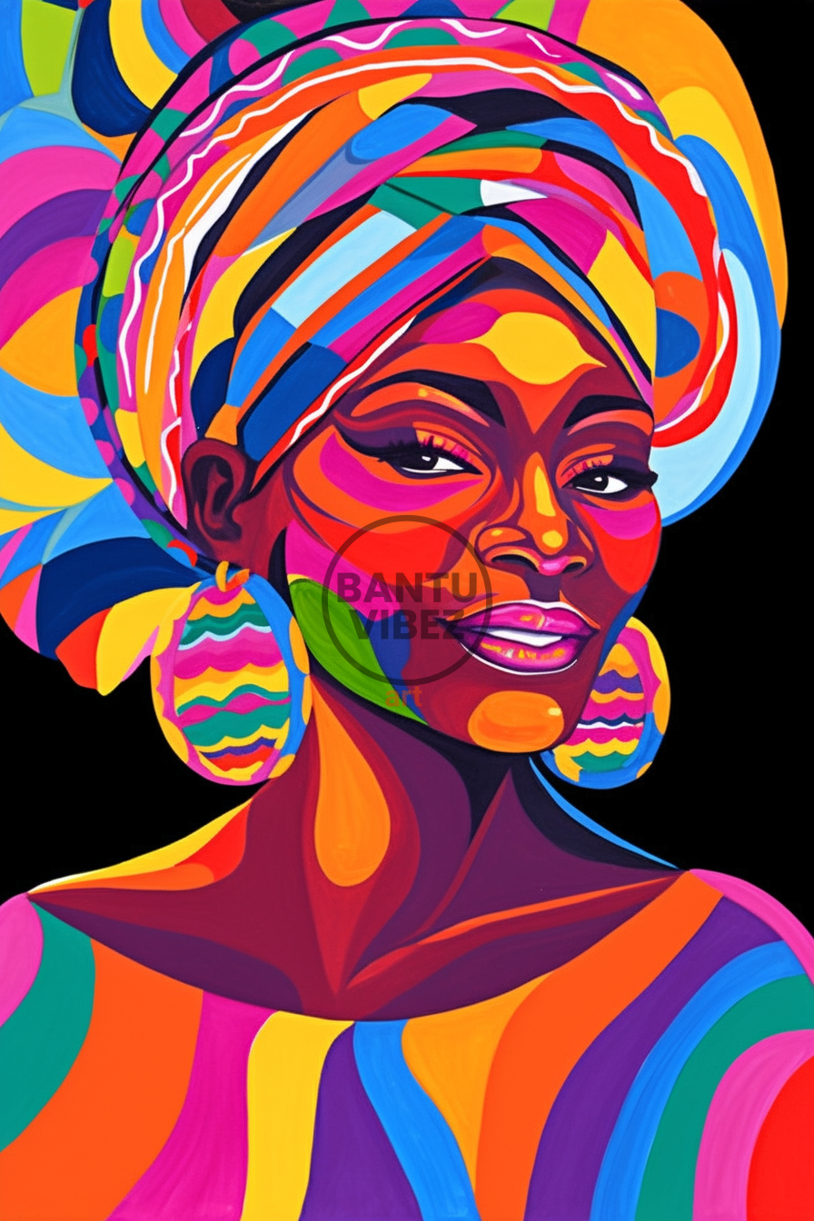 Afrocentric Allure Large Arts