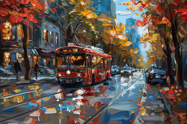 Busy Streets - City Art