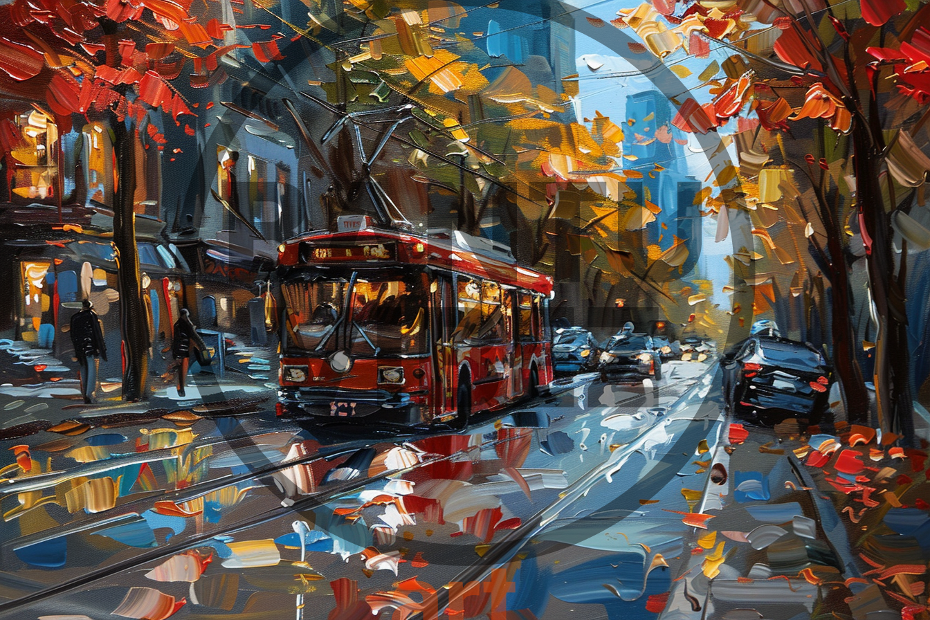 Busy Streets - City Art