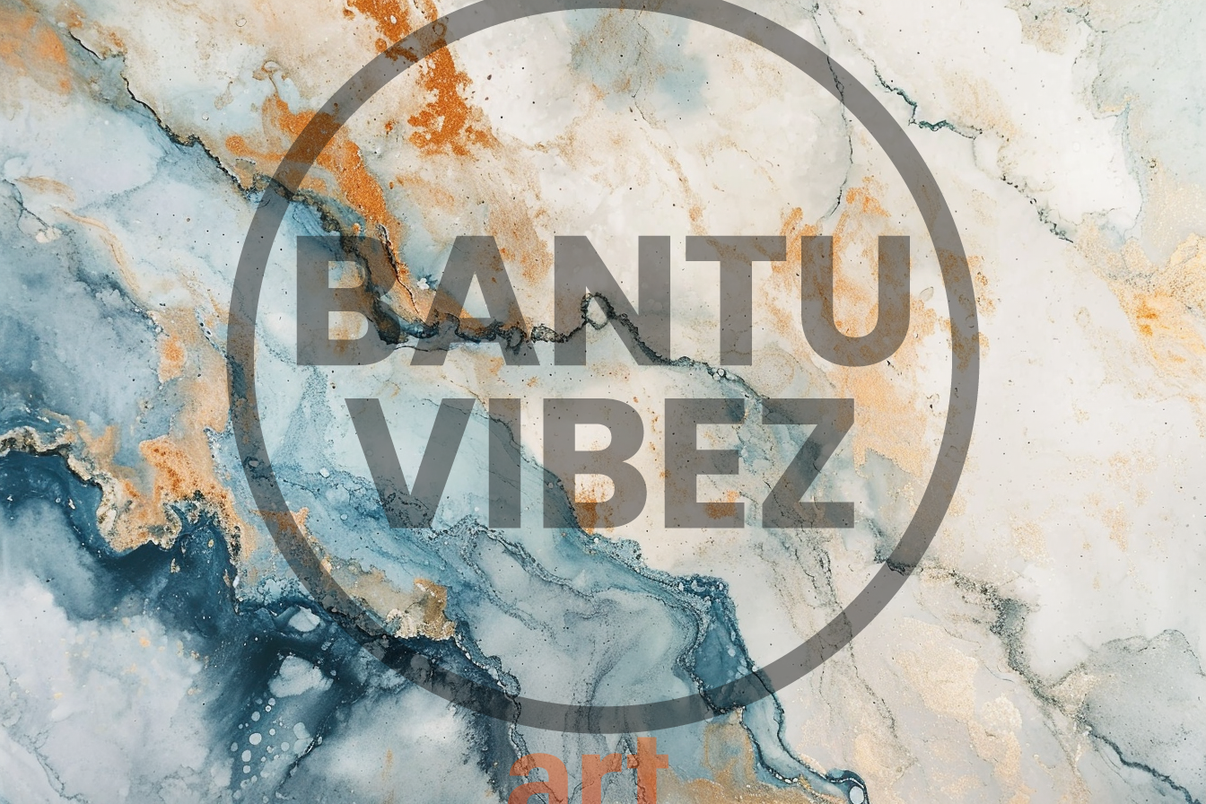 Marble Blue- Abstract Art