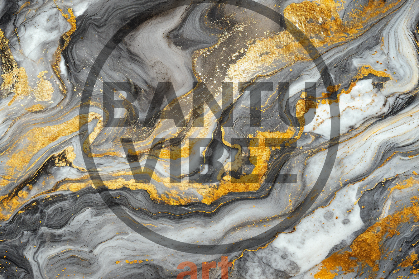 Marble Gold - Abstract Art