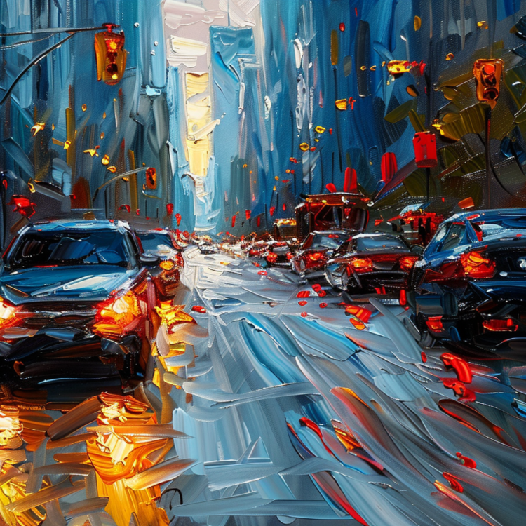 Night Action – City Art