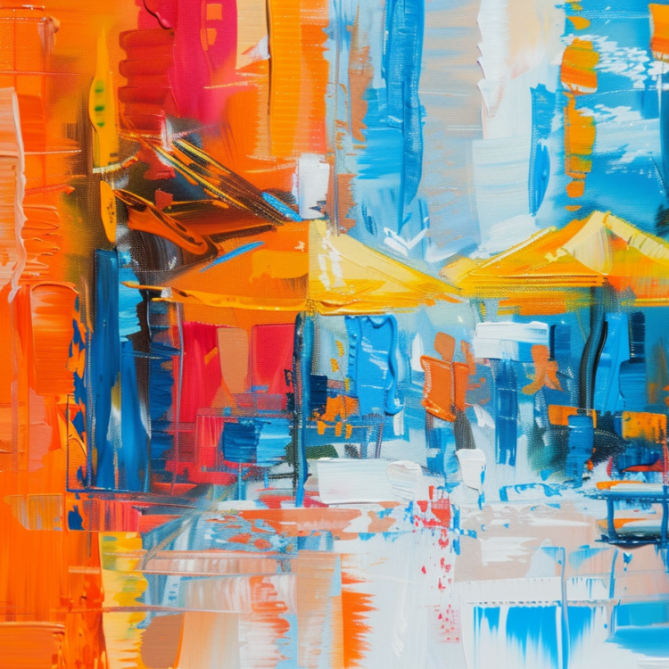 Streets view – Abstract Art