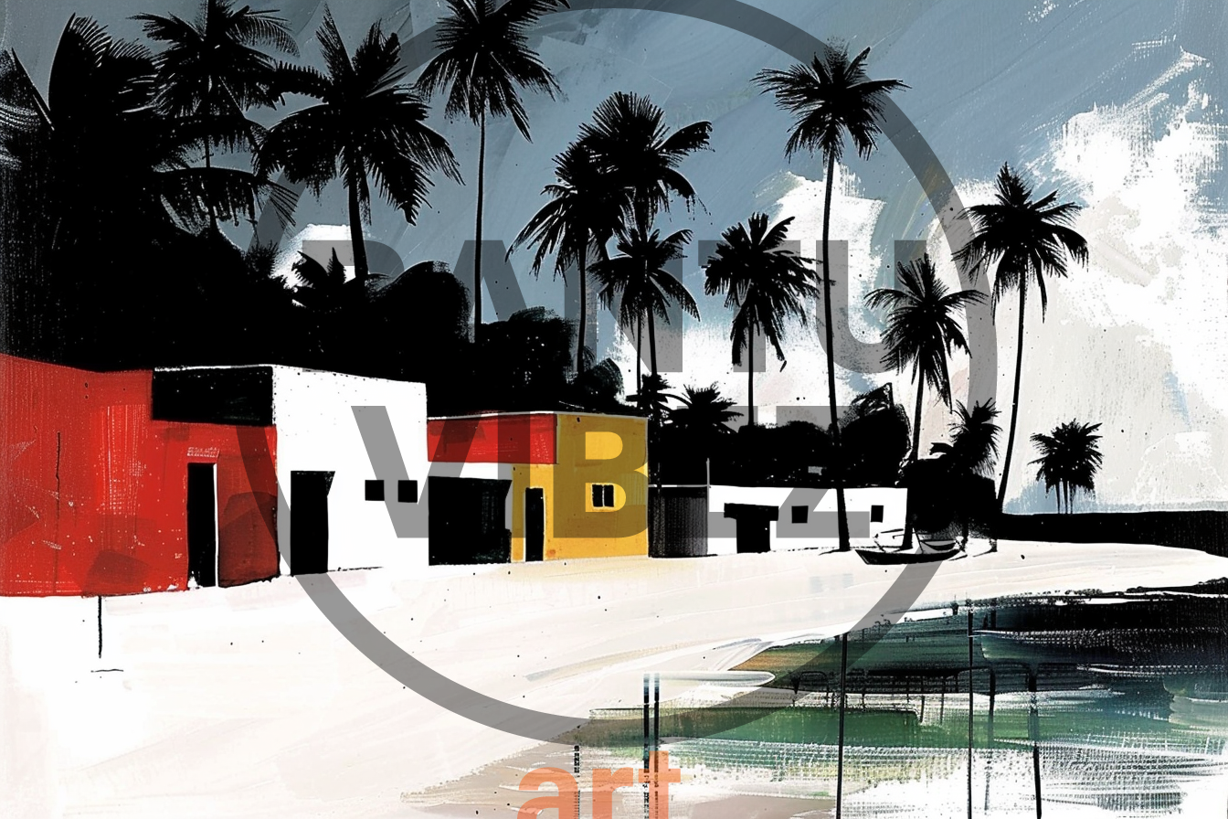 Water Front View- Nature art